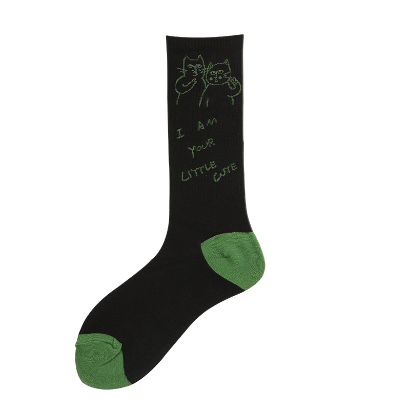 Creative Stockings Female Spring And Summer Cotton Socks Men